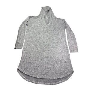 Oversized Soma Womens Gray Hooded Lounge Dress Size M